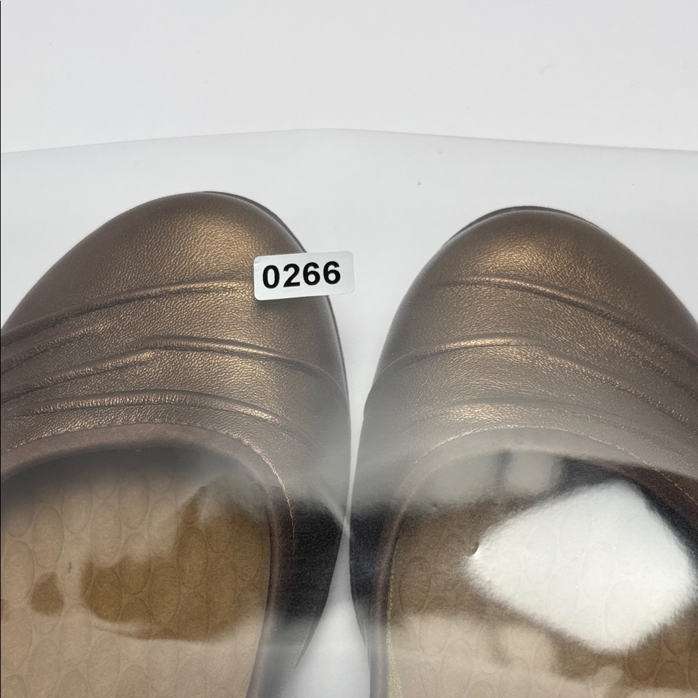 Clarks Privo Women's 6.5 Metallic Bronze Ballet Flats #0266 - Picture 12 of 12